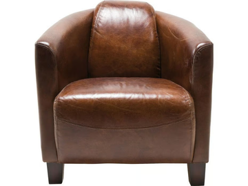 CIGAR LOUNGE - Club cowhide armchair by KARE Design - view 2